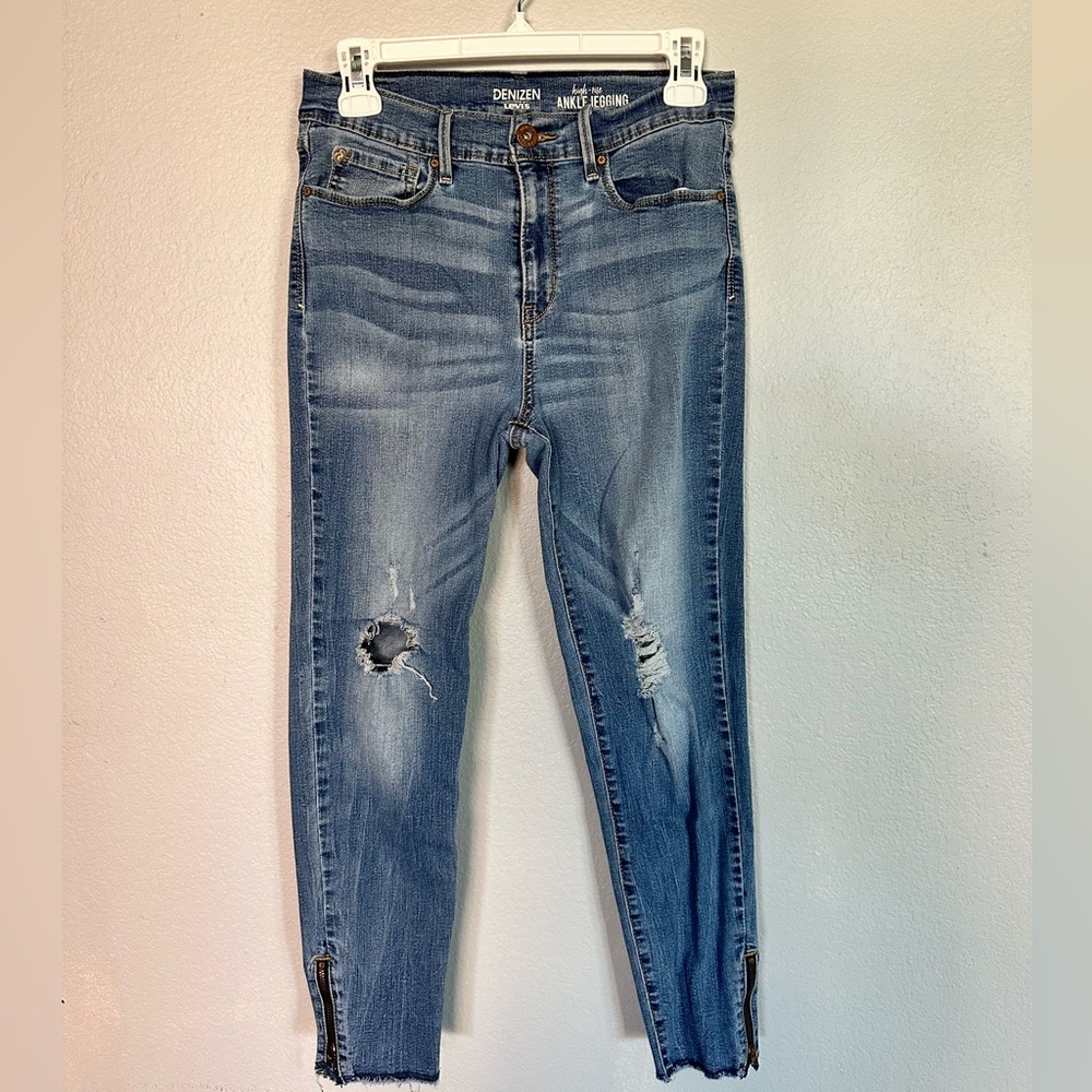 Denizen High Rise Ankle Jeggings